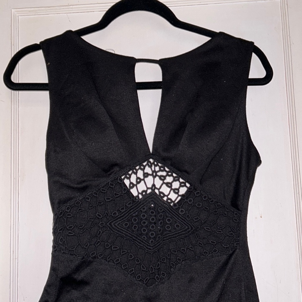 papaya black dress